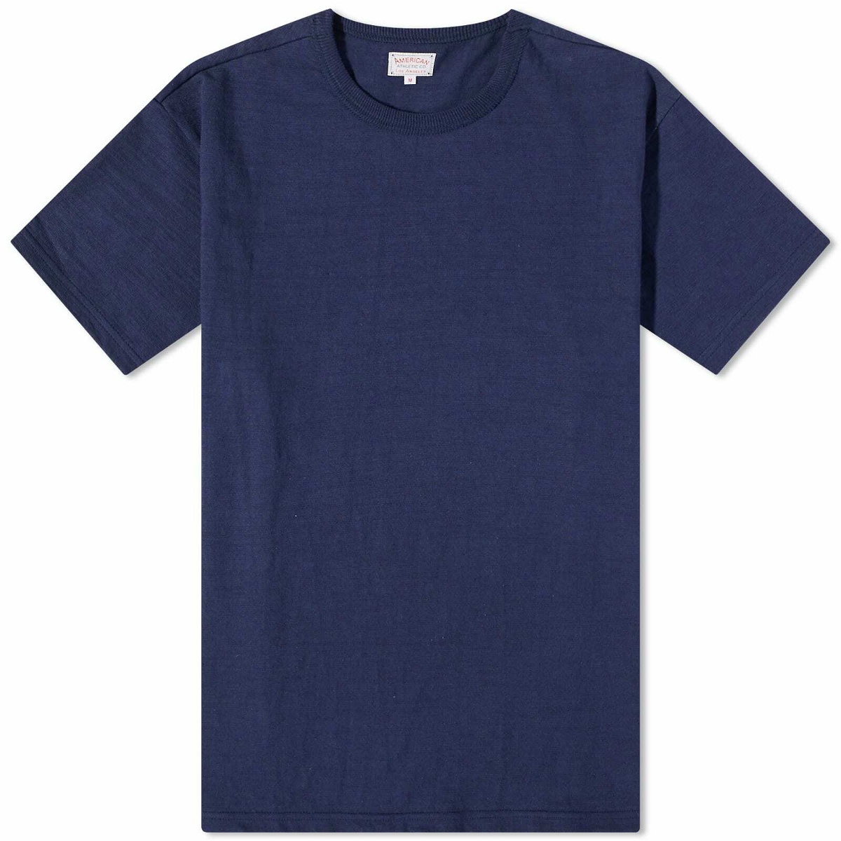 Photo: The Real McCoy's Men's The Real McCoys Loopwheel Athletic T-Shirt in Navy