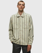 Dickies Hope Stripe Shirt Green/Beige - Mens - Overshirts