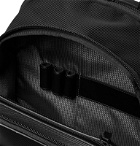 Montblanc - Nightflight Leather-Trimmed Canvas Backpack - Black