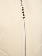 JIL SANDER - Collarless Cotton Fleece Vest