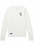 DISTRICT VISION - Sukha Logo-Print Hemp-Jersey T-Shirt - White