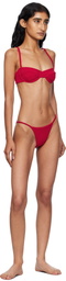 Haight Red Crepe Vintage & Crepe Lari Bikini