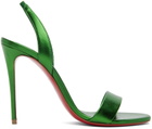 Christian Louboutin Green Marylin 100mm Heeled Sandals