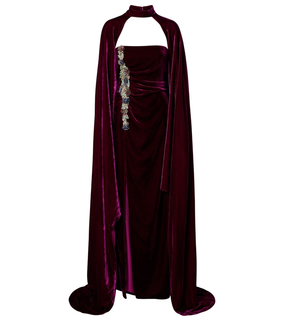 Costarellos Tiered linen maxi dress Costarellos