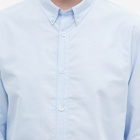 A.P.C. Men's New Button Down Oxford Shirt in Light Blue