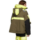 Colmar A.G.E. by Shayne Oliver Yellow and Khaki Short Villa Shell Jacket