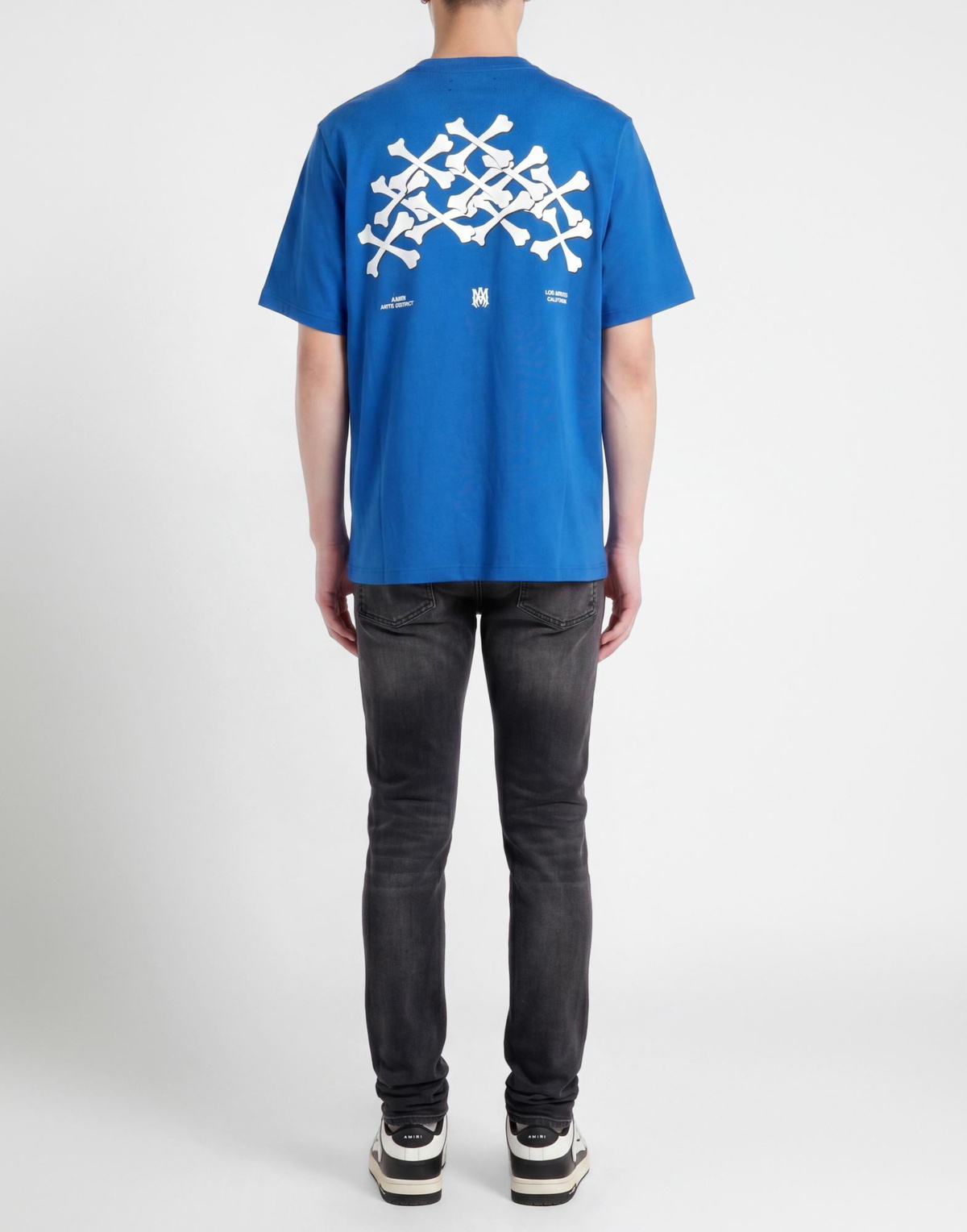 Amiri Mens T-shirt in Blue