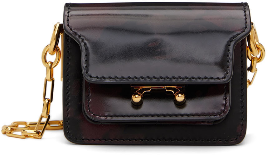 Marni Black Nano Trunk Bag for Women