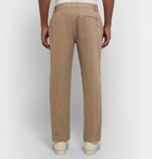 Folk - Signal Pleated Garment-Dyed Cotton Trousers - Beige