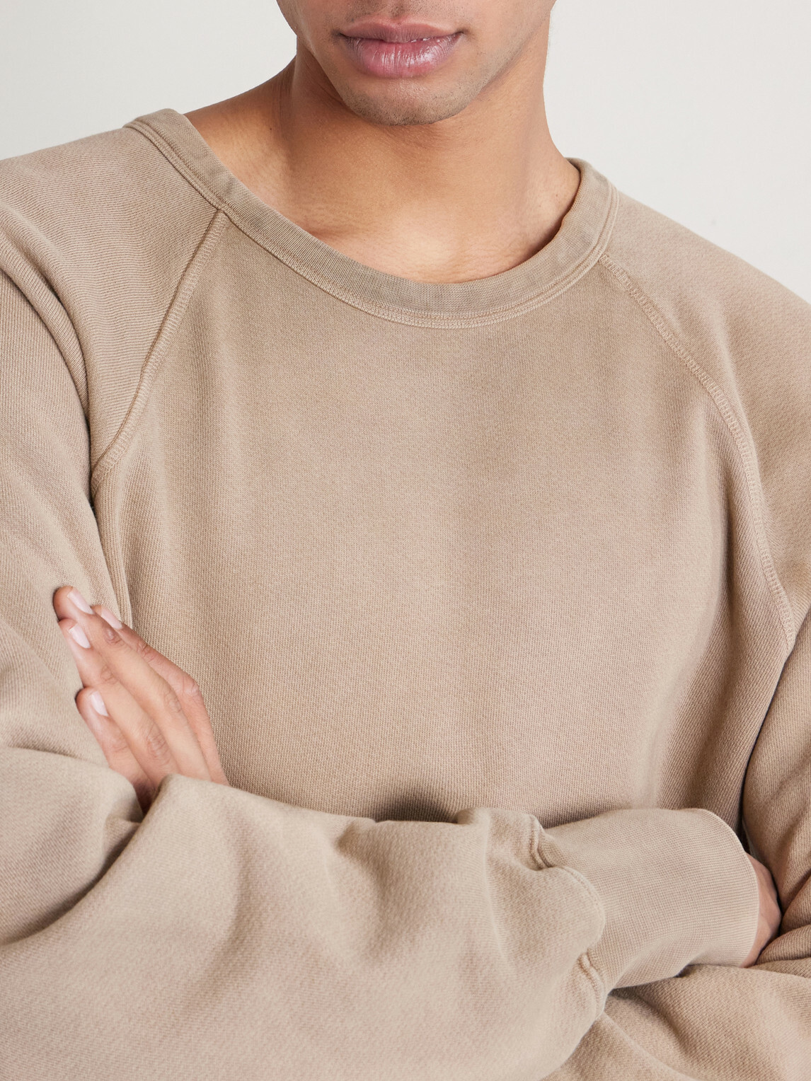 Les Tien - Garment-Dyed Cotton-Jersey Sweatshirt - Neutrals