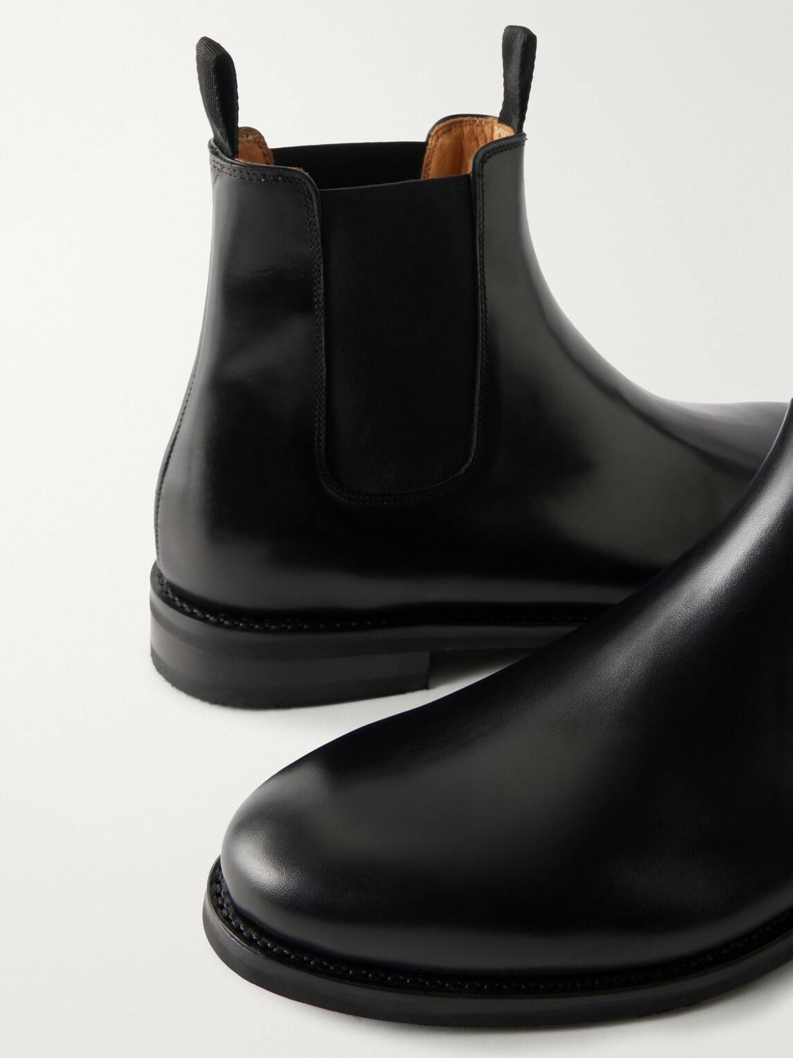 MORJAS - Leather Chelsea Boots - Black