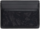 Versace Black Barocco Jacquard Card Holder