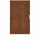 Tekla Fabrics Organic Terry Hand Towel in Kodiak Brown