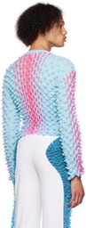 Chet Lo SSENSE Exclusive Blue Tidal Shirt