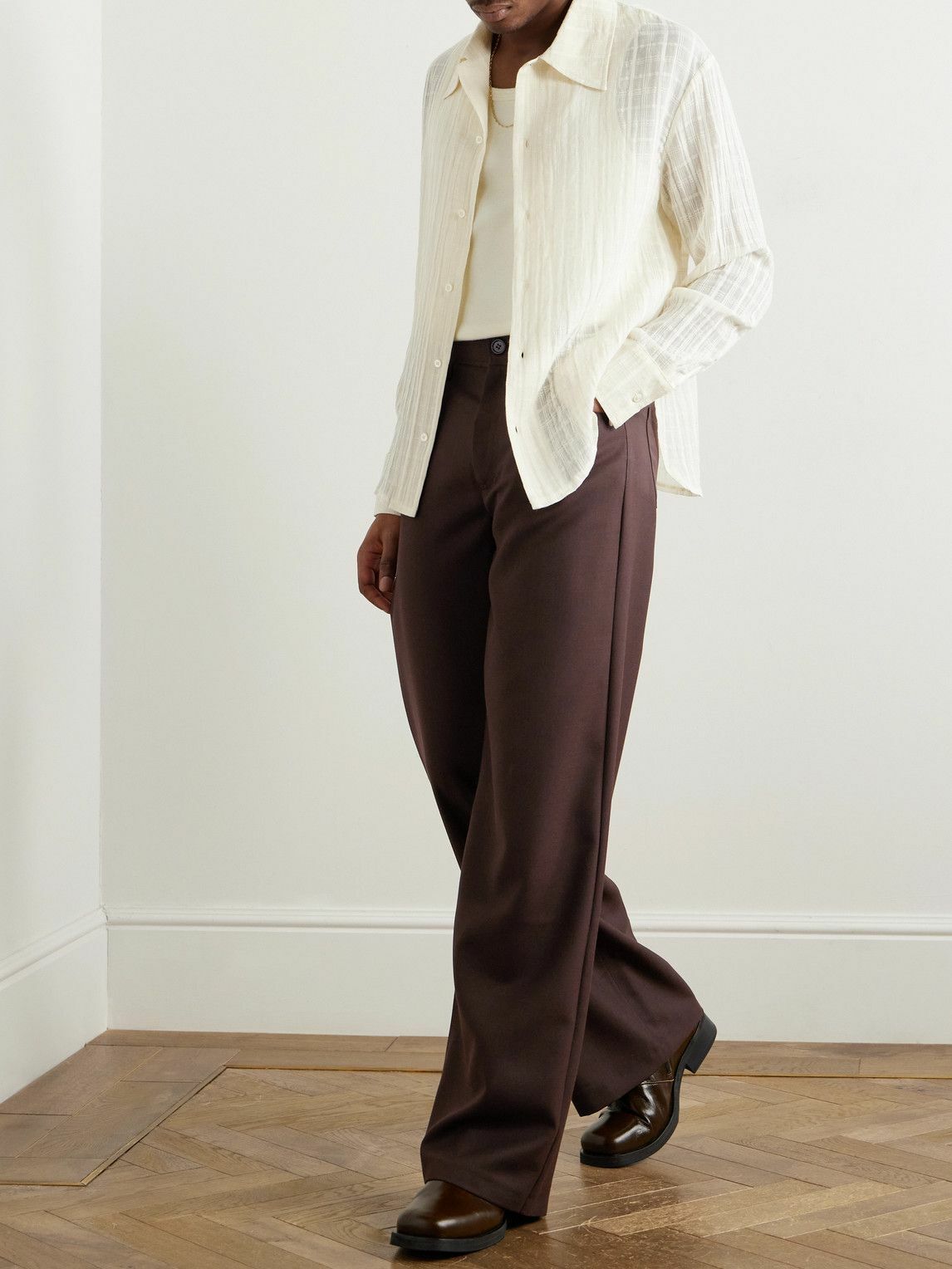 Sefr jiro trousers スラックス sefr【セファー】jiro trouser 