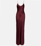 Nili Lotan Cami silk charmeuse gown