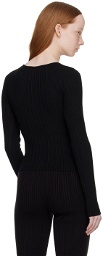 LVIR Black Cutout Sweater