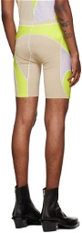 GmbH Beige Biker Shorts