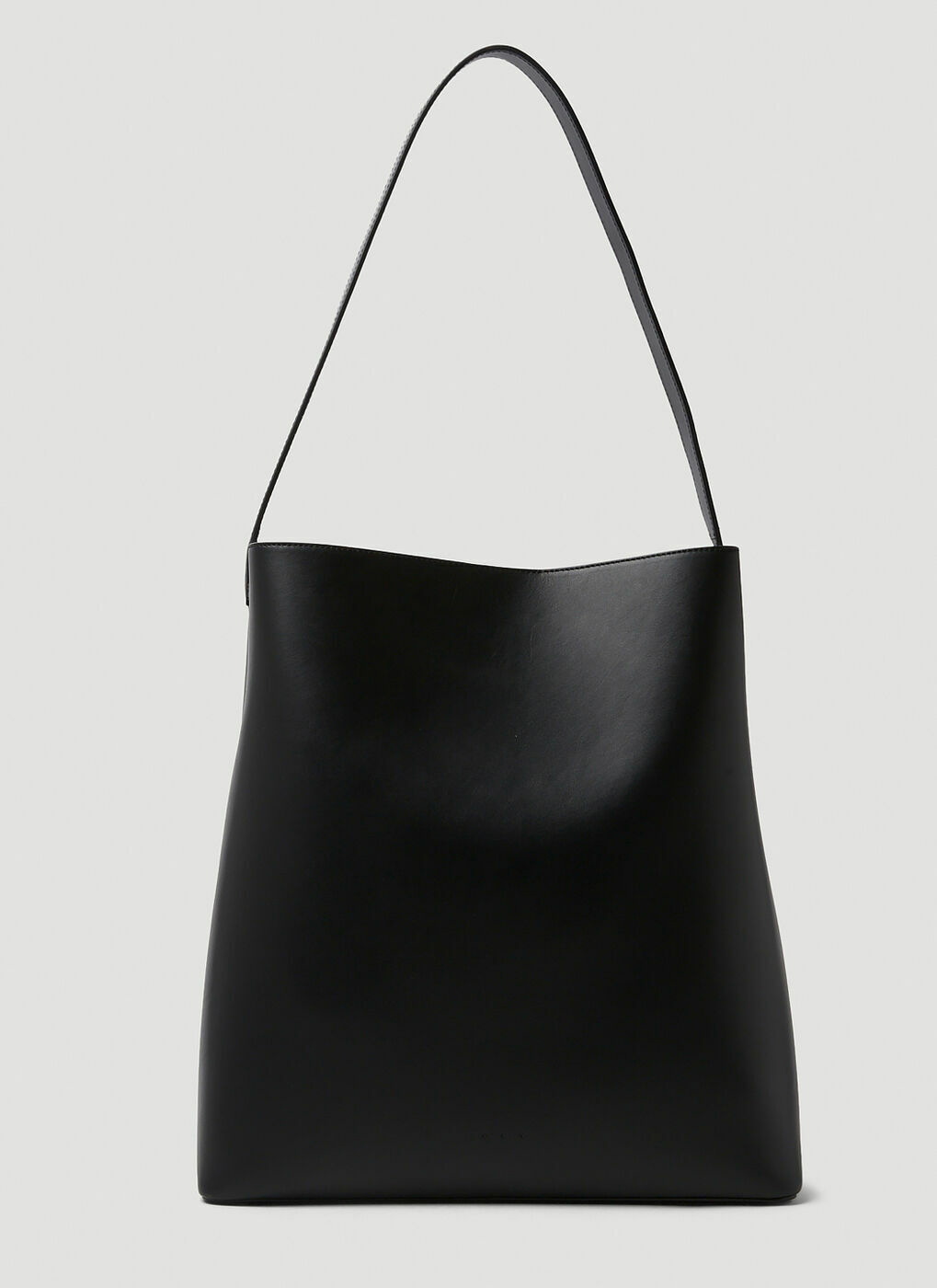Aesther Ekme Mini Sac Smooth Leather Top Handle Bag In Black