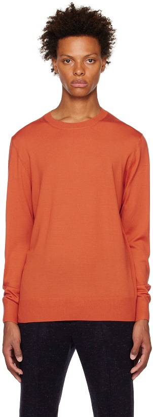 Photo: Gabriela Hearst Orange Crewneck Sweater