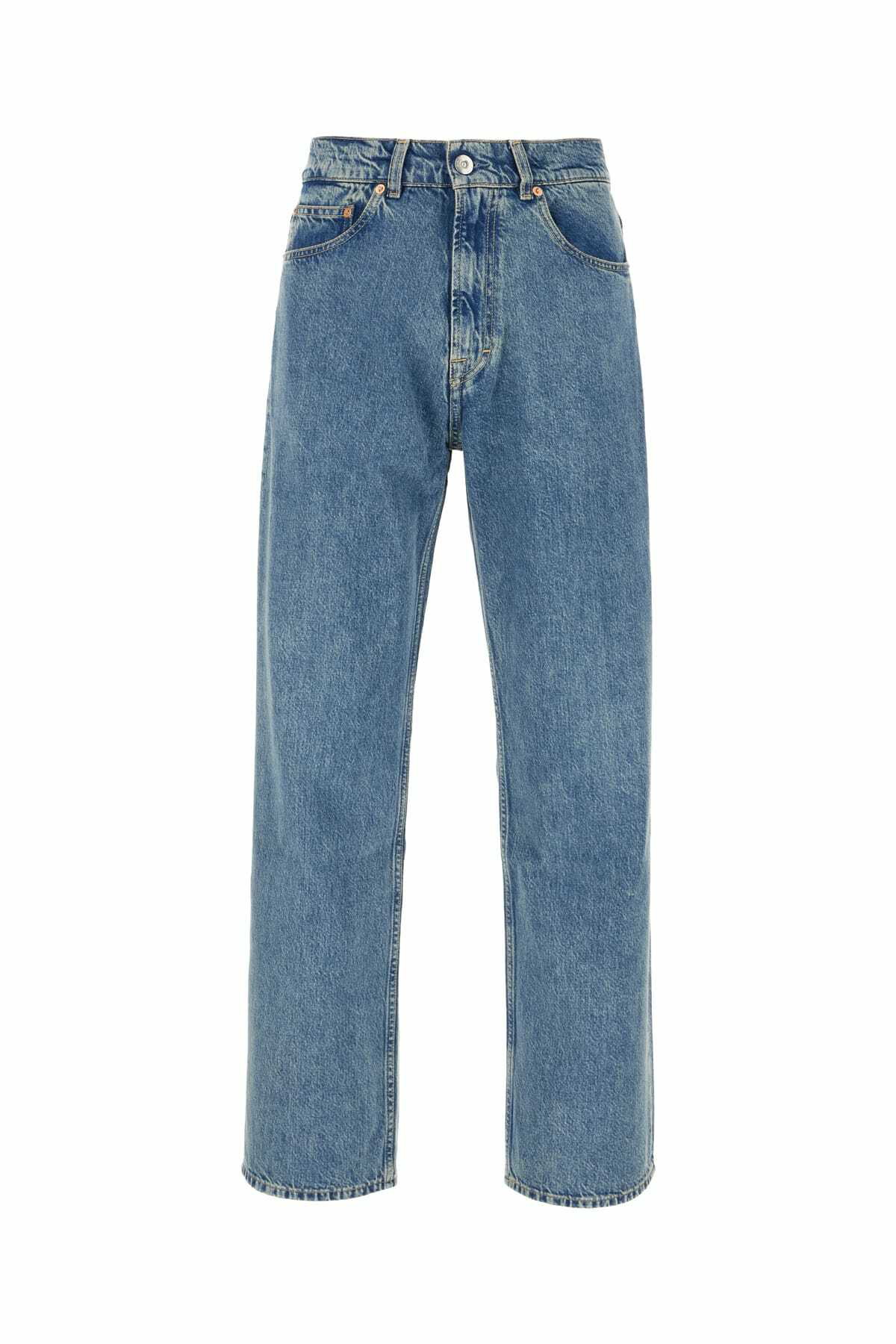 Our Legacy Men's Third Cut Jeans in Digital Denim Print Our