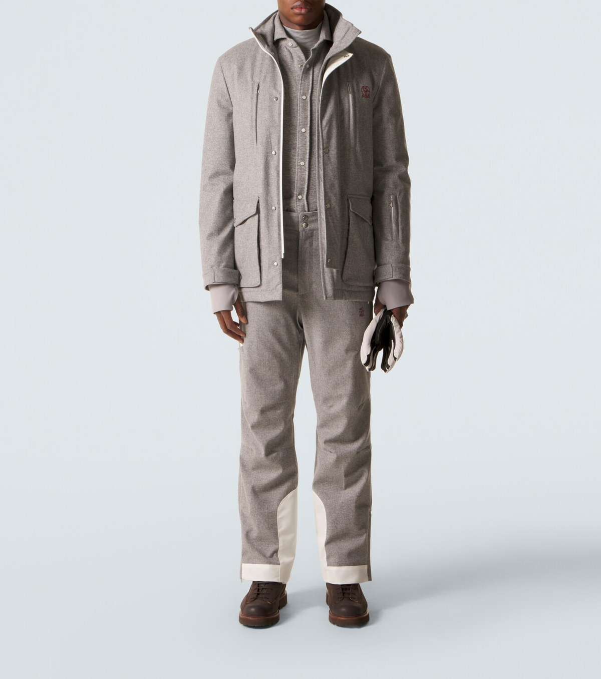 Brunello Cucinelli Silk ski sweatshirt