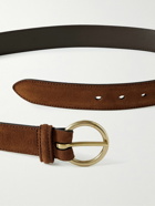 Anderson's - 3cm Suede Belt - Brown