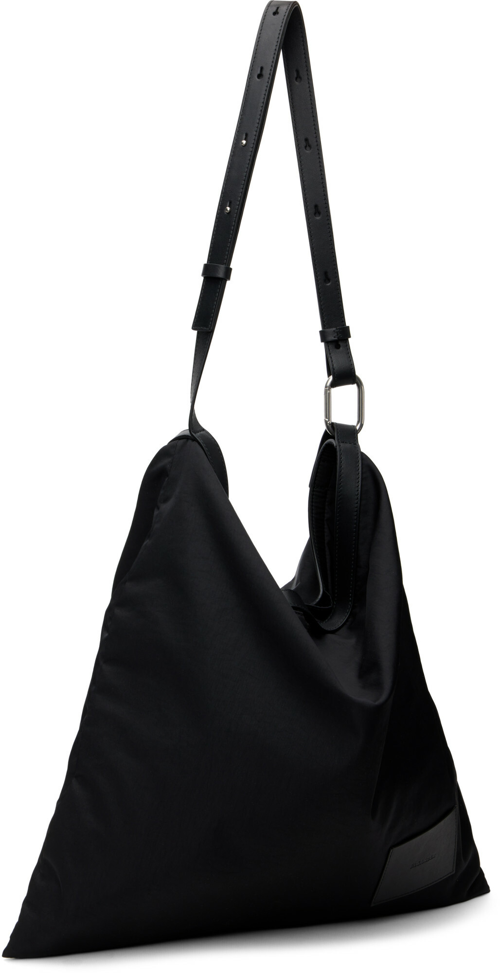 Jil Sander Black Soft Rolled Bag