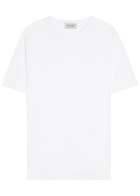 John Smedley Lorca Fine-knit Cotton T-shirt White
