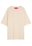The Elder Statesman Nora Knit T-shirt Natural