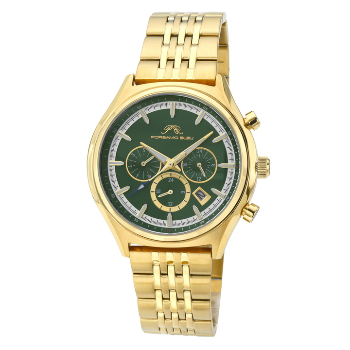 Photo: Porsamo Bleu Charlie Gold-tone Dial Mens Watch 1261FCHS