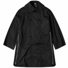 Comme des Garçons Homme Plus Men's Double Breasted Zip Back Coat in Black