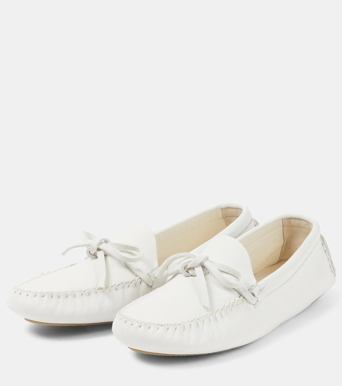 The Row Lucca leather moccasins The Row