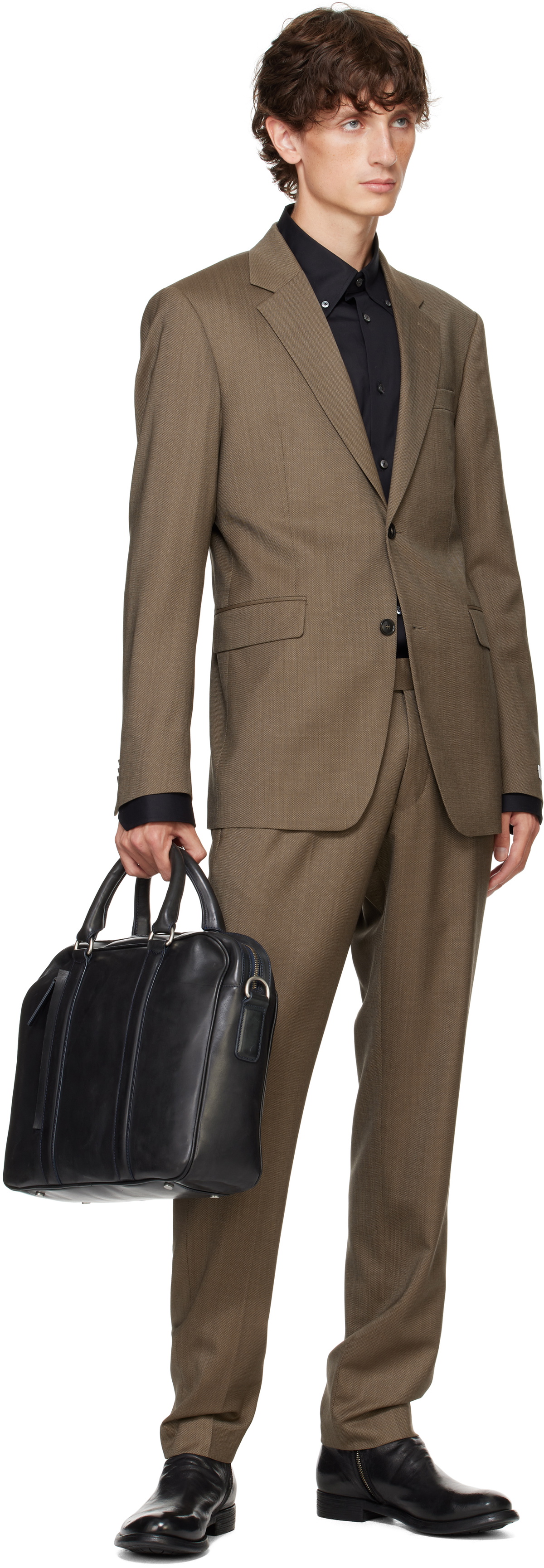 Tiger of Sweden Brown Tenuta Trousers