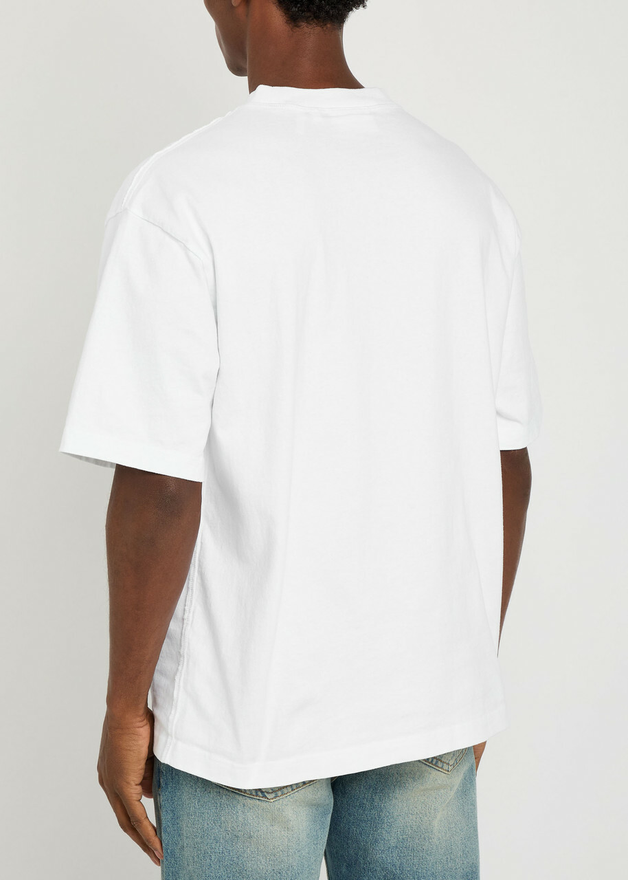 Axel Arigato Honor Logo-embroidered Cotton T-shirt White