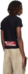 VAQUERA Black Bumper Sticker T-shirt