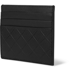 Bottega Veneta - Debossed Leather Cardholder - Black