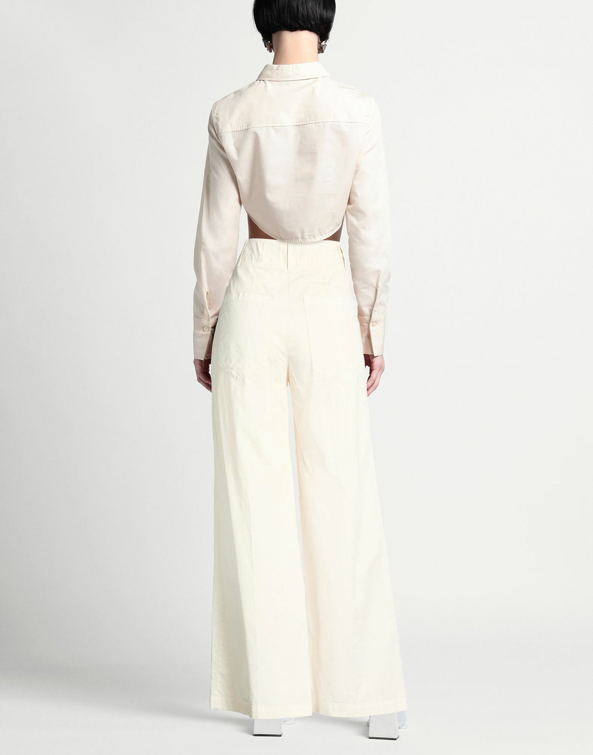 Alessia Santi Womens Pants in Off white