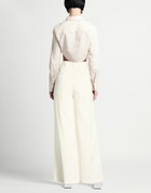 Alessia Santi Womens Pants in Off white