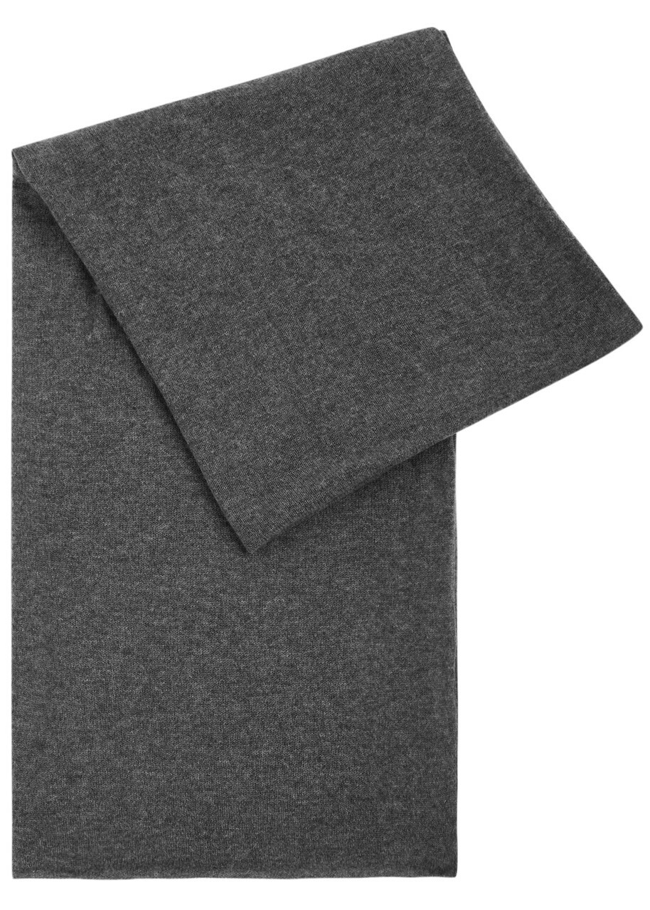 Lisa Yang Paris Cashmere Scarf - Dark Grey - One Size