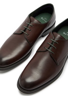 Paul Smith George Leather Derby Shoes Brown