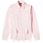 Comme des Garçons Homme Plus Men's Zig Zag Hem Shirt in Pink
