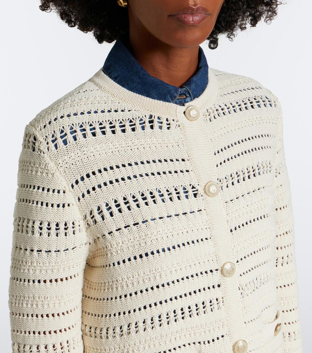Veronica Beard Bellingham cotton cardigan