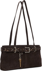 OSOI Brown Shoulder Brocle Bag