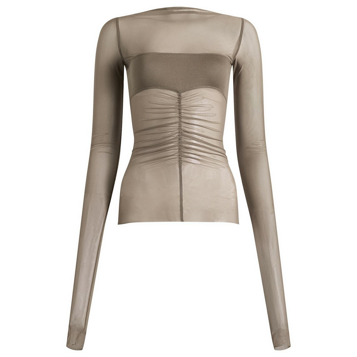 Rick Owens Women's Temple Top with Bandeau in Dust