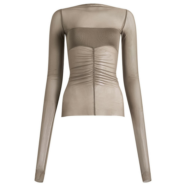 Photo: Rick Owens Women's Temple Top with Bandeau in Dust