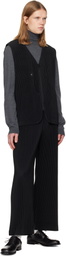 HOMME PLISSÉ ISSEY MIYAKE Black Quarry Vest