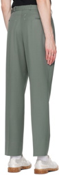 Maison Margiela Khaki Pleated Trousers