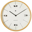 Newgate Clocks Mauritius Hovercraft Dial Wall Clock in Bamboo