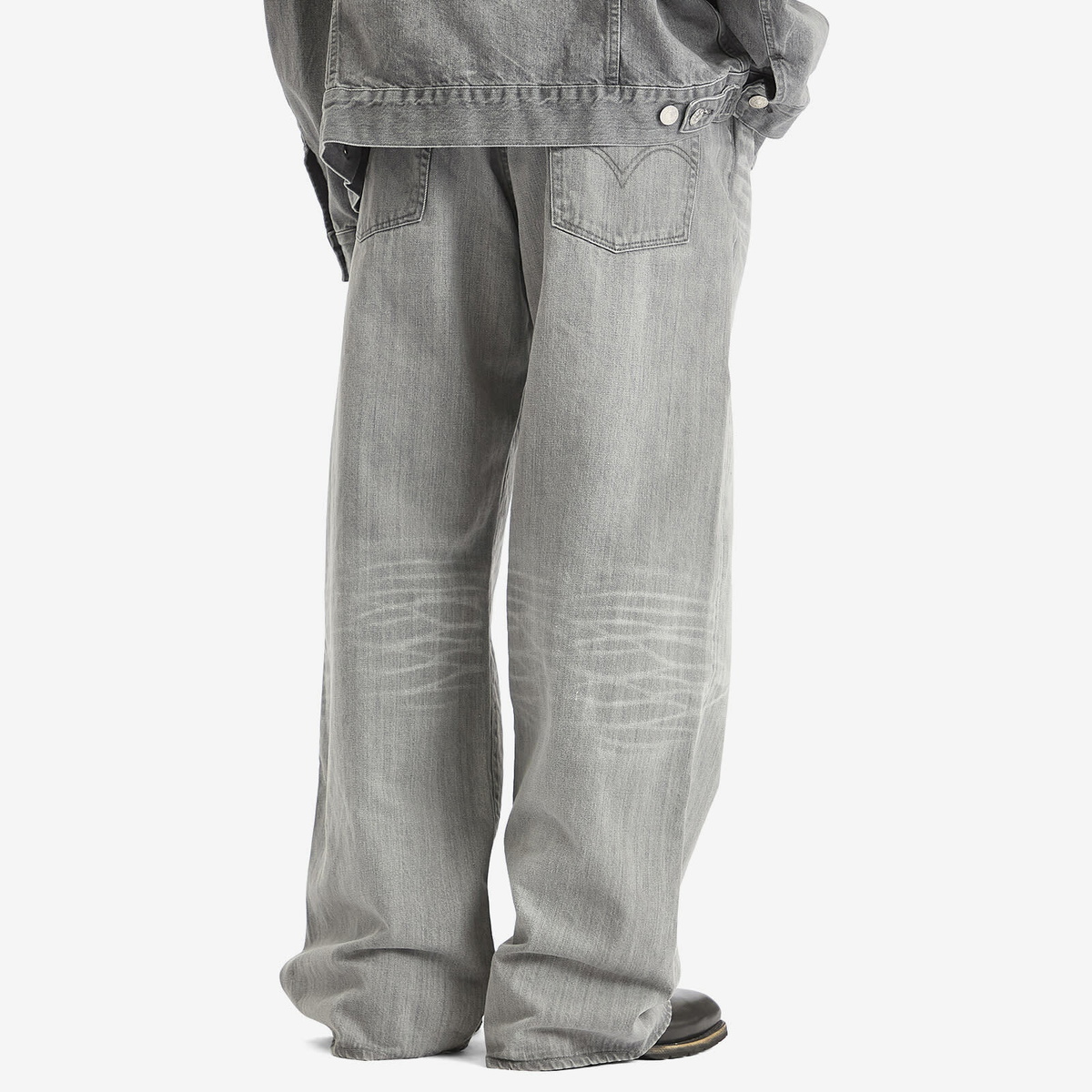 Junya Watanabe MAN Men's x Levis Straight Leg Jeans in Grey Junya Watanabe MAN Men's x Levis Straight Leg Jeans in Grey